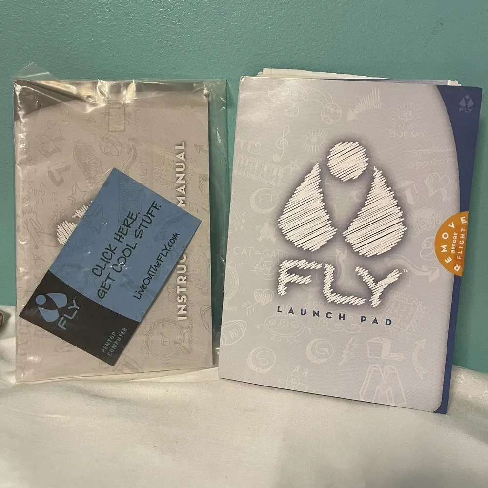 FLY COMPUTER WRITING PEN NOTEBOOK LOT LEARNING DEVICE‎ VGC B-Z